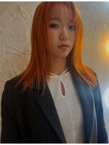 クリコ ヘアーデザイン(CLICQUOT hair design) オレンジ×ミディアム