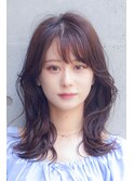 レイヤードセミロング