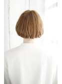 20代30代40代　ニュアンスカールのバッサリボブ【近江八幡】