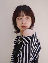 ヨー(Yoh-)&nbsp;【外ハネボブ/佐々木慧介】黒髪/ボブ/ナチュラル/ミニボブ