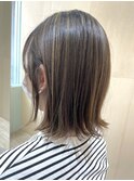 ナチュラルボブ×大人ショートボブ×前髪あり 20代30代40代50代