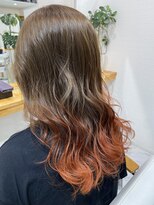 アントワープヘアー 知多半田駅前店(Antwerp hair)&nbsp;サーモンピンクオレンジ寄り！