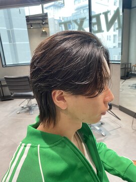 ネクストネオ 静岡(NEXT NEO) NEXTNEO【櫻田】毛流れセンターパートウルフ
