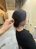 イヤリングカラー＋3stepトリートメント￥10800～→￥9800～