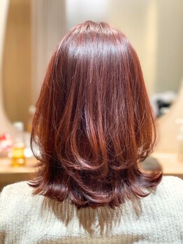 ヘアメディカルサロン 名古屋(HAIR MEDICAL SALON)の写真/髪や頭皮を傷めない『オーガニックカラー』と『ヘナカラー』を使用。魅力度UPの理想の色味をお届けします♪