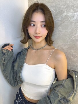 ロンドガーネット 池袋(Lond garnet) イメチェン外ハネボブ美髪ワイドバング顔周りレイヤーボブ/池袋