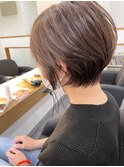白髪ぼかしショート
