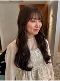 オリーブカラー×ローレイヤーカット