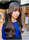 【kumu】韓国レイヤー/小顔おくれ毛/似合わせ前髪/名古屋/20代
