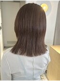極細ハイライトで透明感カラー