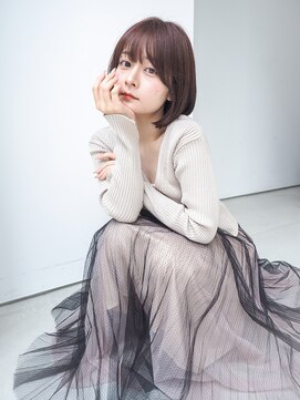 テトテ バイ ミリー 江坂(tetote by milly) 【tetote江坂】マロンベージュ×ボブスタイル