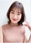 大人可愛い外ハネボブうる艶髪20代30代40代◎前髪イメチェン