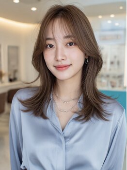 クレビア(CreBiA)の写真/【名駅】ダメージレスなブリーチなしダブルカラー×レイヤーカットで絶妙な抜け感の最旬styleが大人気☆