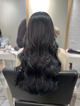 ブレンド 渋谷(BLend) 縮毛矯正.レイヤーカット.ブルーブラック.髪質改善. 黒髪