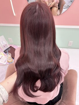 ガーランド(Girland) 【girland】ブリーチなしチェリーピンク　韓国風/レイヤーカット