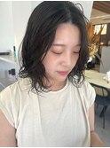 ふわっとボブパーマ
