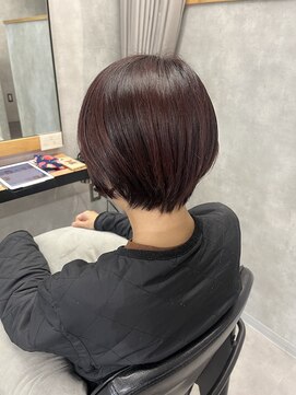 カシスブラウン　コンパクトショート