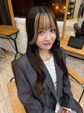 レイヤーカット/エクステ/暖色カラー[天文館]