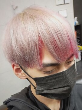 ラヴィ 高田馬場店(Lavie) デザインインナー×王道マッシュ/メンズ/メンズカット/高田馬場