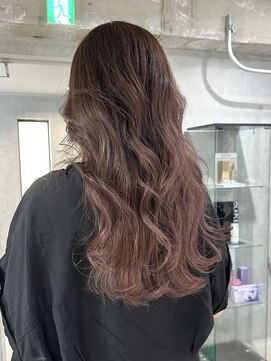 ラック(LUCK) ピンクパール/船橋/バレイヤージュ/ハイライト/似合わせカット