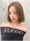 ボブ/ブリーチなし/髪質改善/イノアカラー/韓国ボブ/立川ボブ
