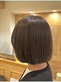 【Terrace】白髪ぼかしハイライト×ナチュラルボブ