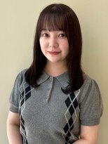 リサプラン(RISA plan)&nbsp;顔周りカット グレージュカラー 透明感カラー ストレート 2