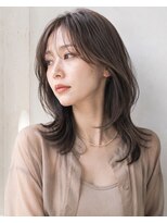 ハーツ 青山表参道店(Heart's) 白髪ぼかし脱白髪染め似合わせレイヤーカット40代50代60代