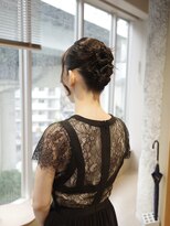 ネロ フタコタマガワ(NERO FUTAKOTAMAGAWA) 【清水夏生】参列ヘアアレンジ×タイトねじり