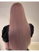 ベレーザ 川越(Beleza)&nbsp;ba20194_ピンクベージュハイトーンカラー艶髪髪質改善ストレート