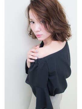 ケアシンサイバシ(CARE shinsaibashi) モードボブ×アッシュブラウン