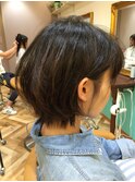 ぽっこりショートボブ☆　担当　柴田