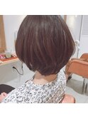 ナチュラルショートボブ