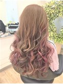 チップ#ピンク#ロングレイヤー