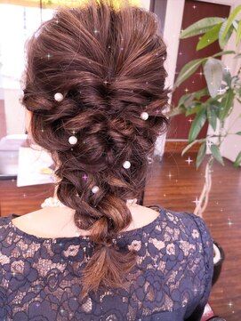 トリコヘアー Tlico Hair かんたんアレンジ☆あみおろし