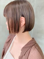 テトヘアー(teto hair)&nbsp;スリークボブ、ベージュ、フレンチボブ、切りっぱなしボブ
