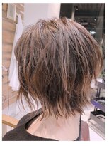 ルー(loup)&nbsp;ショート/ショートヘア/ウルフカット/ショートウルフ/福岡/天神