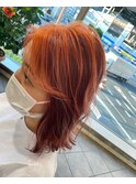 オレンジインナーピンクラベージュ