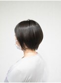 ショートボブ×地毛風ナチュラル