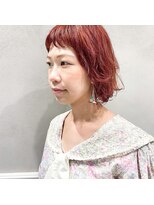 フェンヘアーアイス 中目黒(Fen.hair ici)&nbsp;ダブルカラー　ブリーチカラー　ボブ