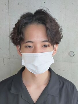 ラムデリカ(LUMDERICA) ツーブロ×スパイラルパーマ