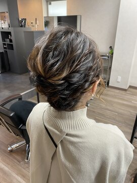 ヴィフ 大船(VIF) ボブスタイル×ヘアアレンジ（まとめ髪）