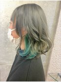 インナーカラー ジェイドグリーン