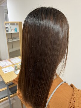 アオゾラヘアーカミノウラ(AOZORA HAIR kaminoura) 髪質改善ストレート 美髪 サラつやロングヘア スタイルング簡単