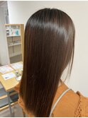 髪質改善ストレート 美髪 サラつやロングヘア スタイルング簡単
