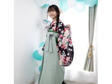 きものサロンティファニーの雰囲気（レンタル袴と着物ヘアセット付き　袴前撮り可能　）