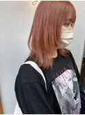 オレンジベージュカラー