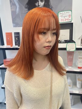 シオ ヘアー デザイン(Sio. hair design) 切りっぱなしカット／顔周りレイヤー