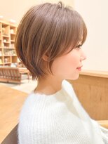 ルエ(rue) ナチュラルボブ前髪ありイメチェン20代30代40代50代ショートボブ