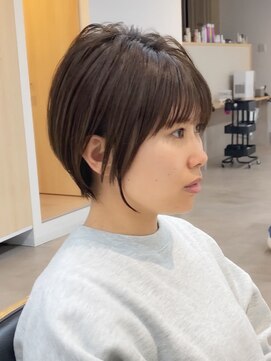 トト 船橋店(toto.) ピンクブラウン切りっぱなしボブ美髪くびれレイヤー小顔[西船橋]